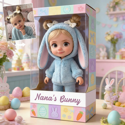 Any Photo Nana's Peeps Gift For Mom, Grandma - Personalized Kid Custom Shaped Acrylic Plaque