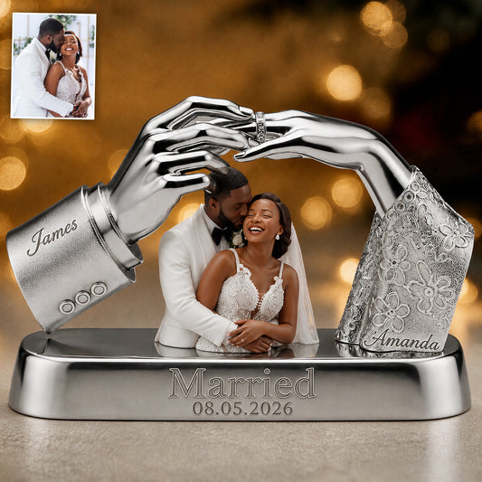 Von diesem Moment an - Jubiläum Verlobt Heiratsgeschenk - Personalisierte Paar 2-seitige Acrylplakette