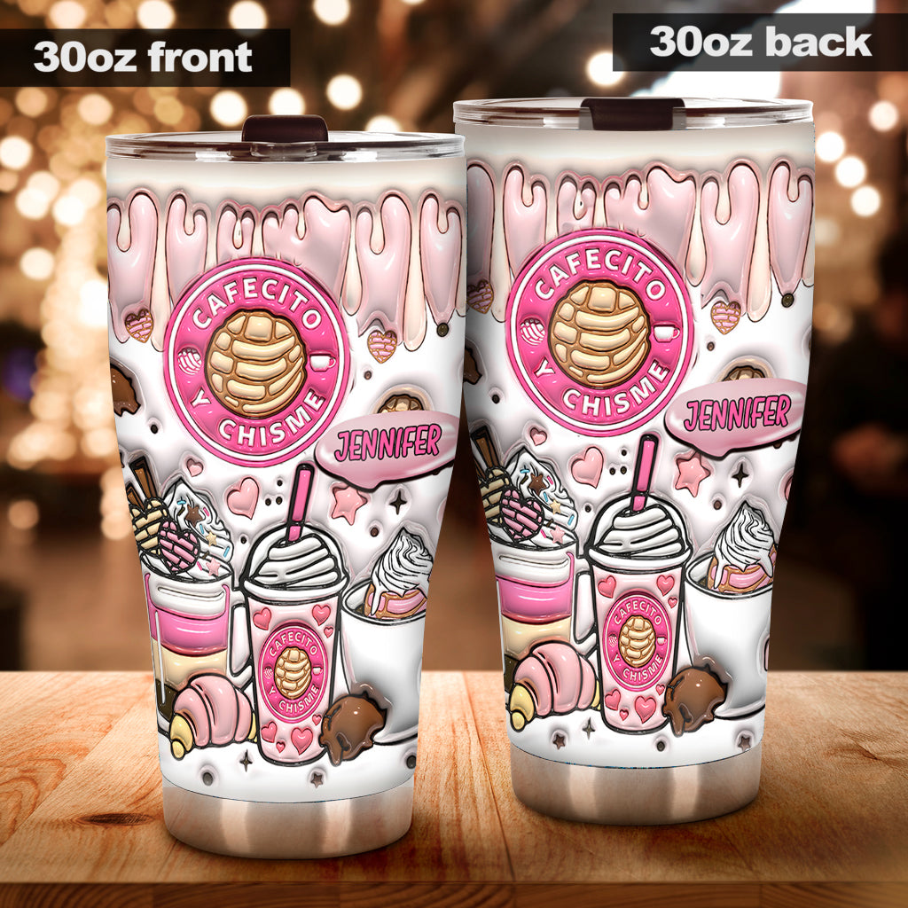 Cafecito Y Chisme - Gobelet à café personnalisé