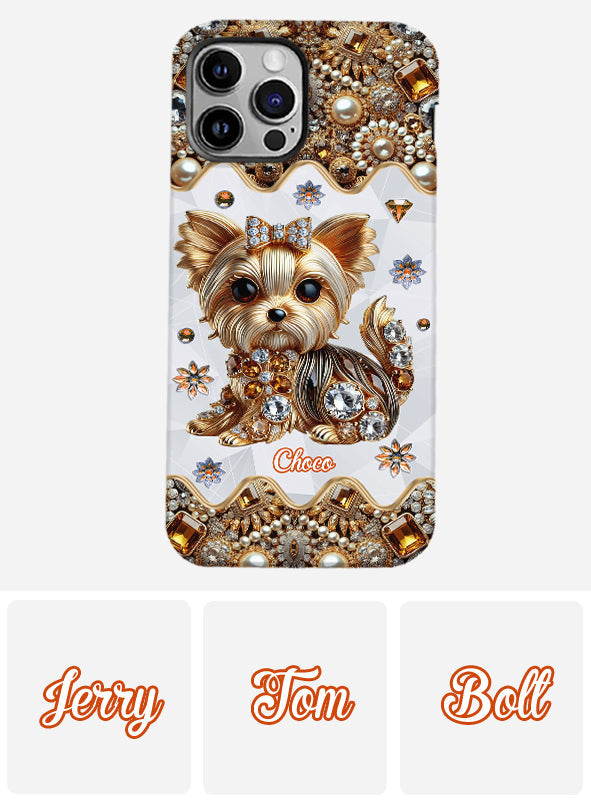 Love Yorkshire Terrier - Personalized Dog Full Print Phone Case