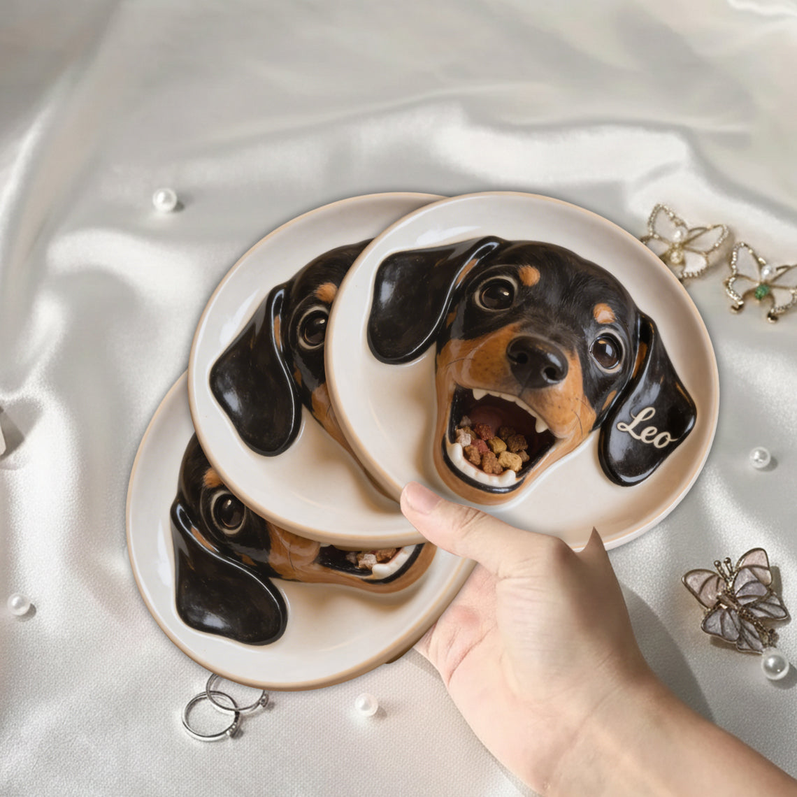 Für jedes Haustier – Personalisierte Hunde-Auffangschale