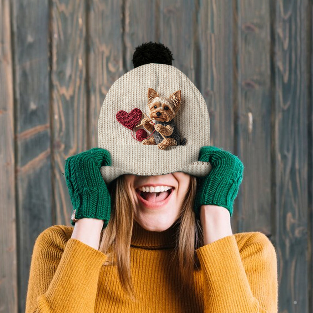 Merry Christmas - Personalized Dog Beanie Hat