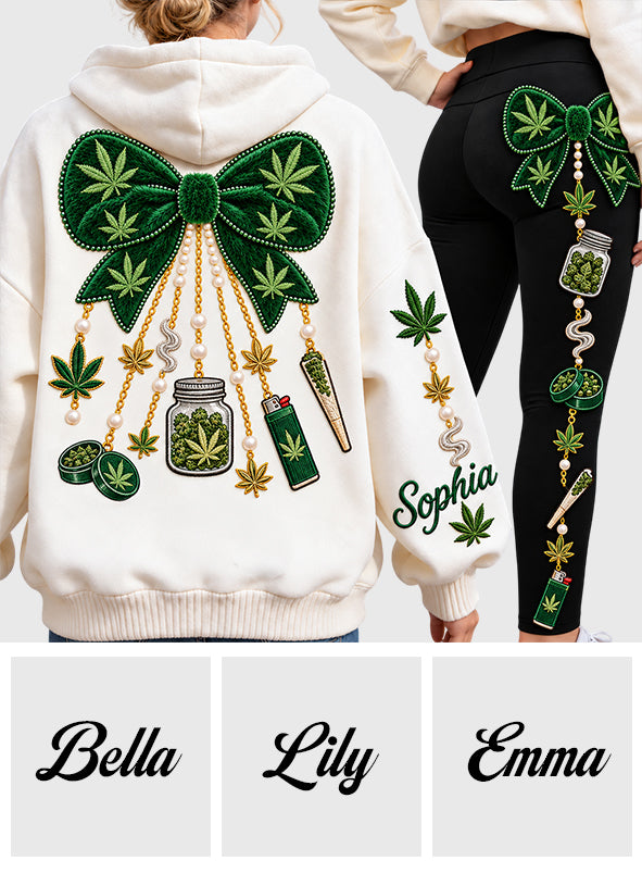 Joyeux Noël - Sweat à capuche et leggings personnalisés