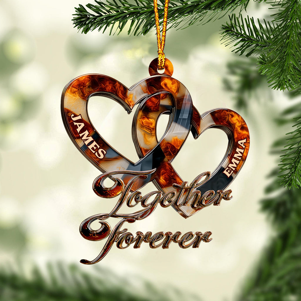 Together Forever - Personalized Couple Ornament