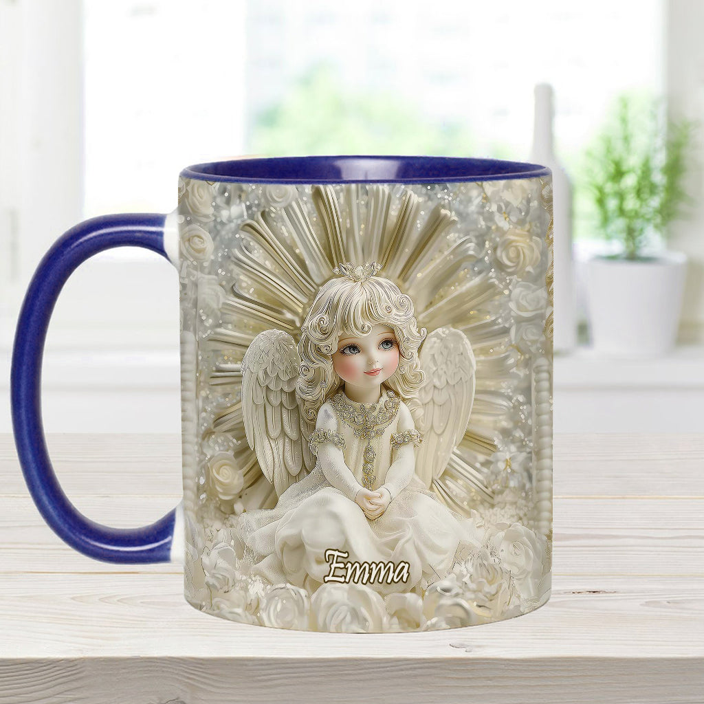 Beautiful Angel - Personalized Christian Accent Mug