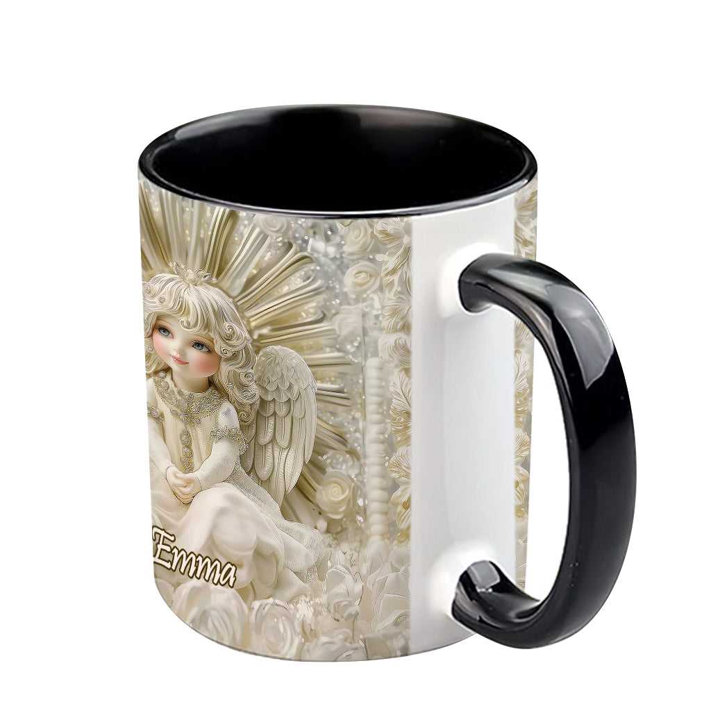 Beautiful Angel - Personalized Christian Accent Mug