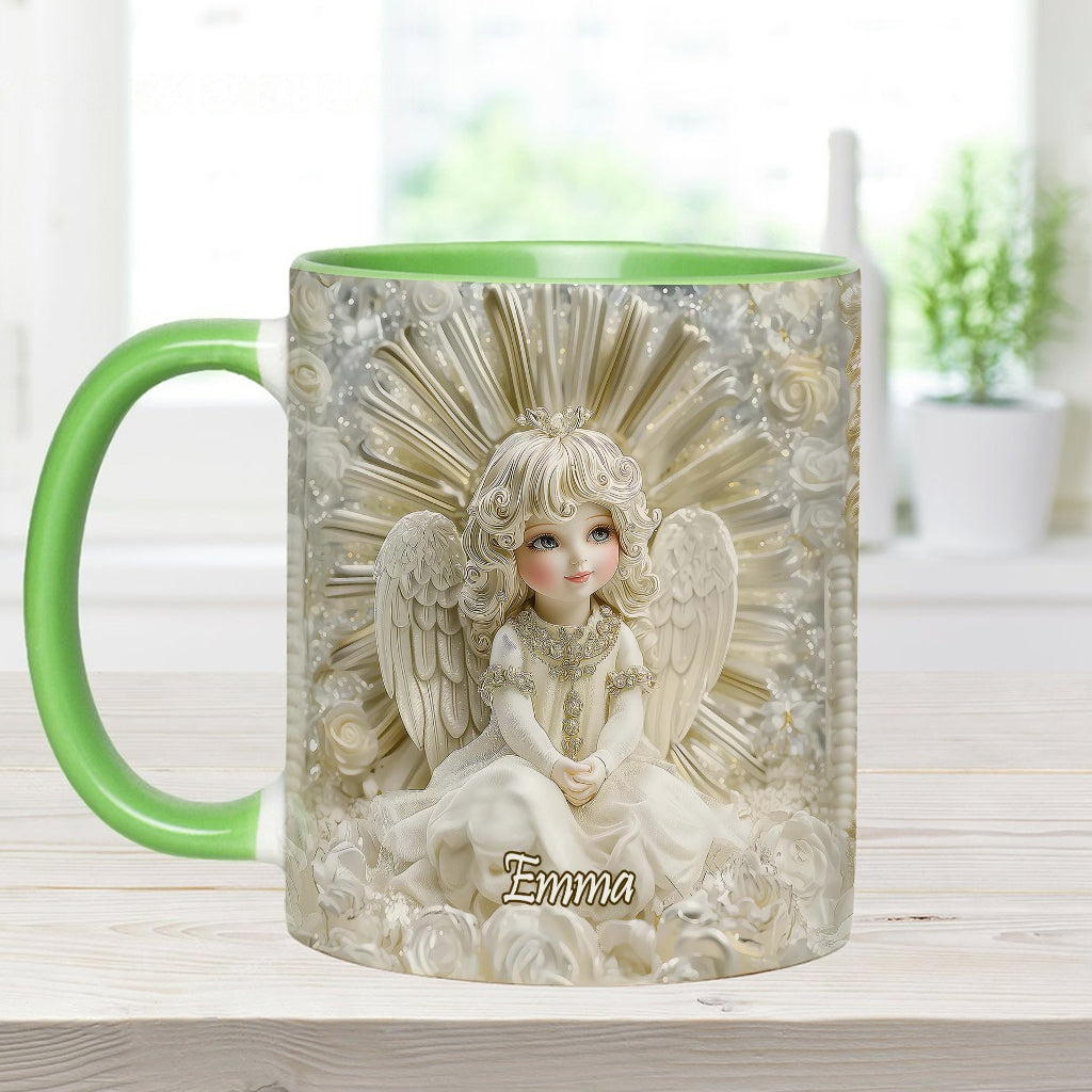 Beautiful Angel - Personalized Christian Accent Mug