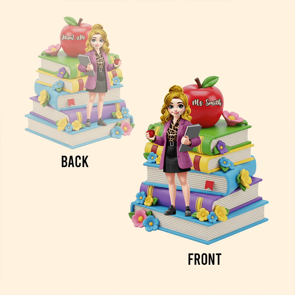 Love Being A Teacher - Personalized Teacher Custom Shaped Acrylic Plaque