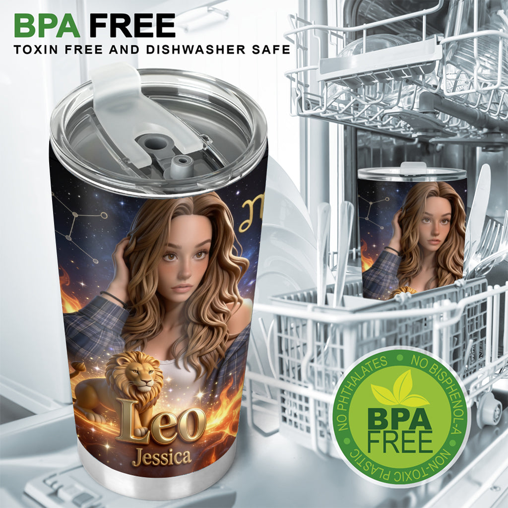 Horoscope Sign, Lucky Charm - Personalized Horoscope Tumbler