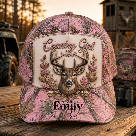 Country Girl - Personalisierte Jagdklassik-Kappe