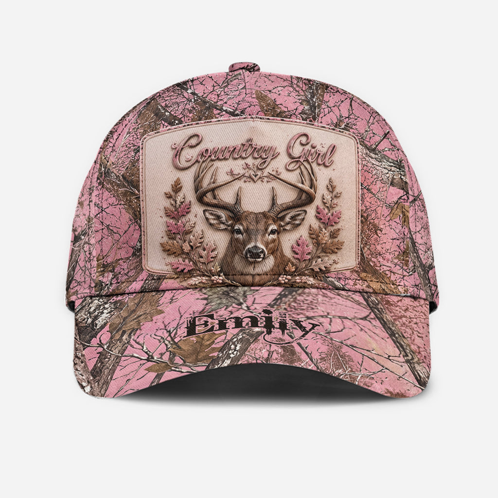 Country Girl - Personalized Hunting Classic Cap
