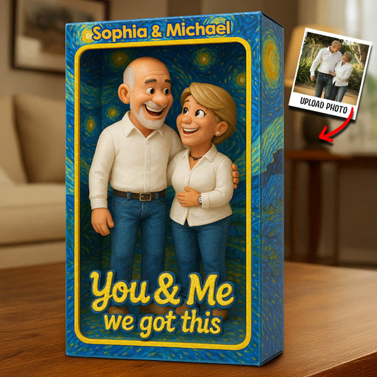 You & Me - Personalized Couple Custom Shaped Acrylic Plaque