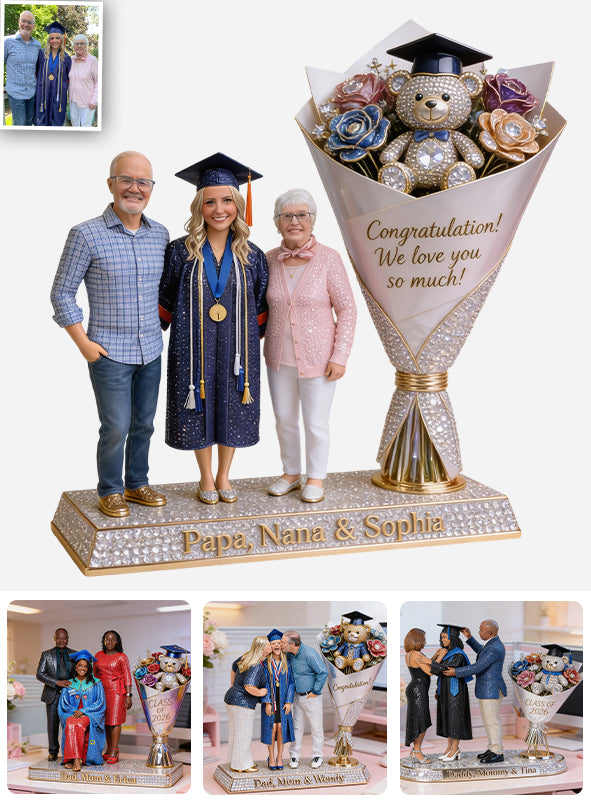 Benutzerdefiniertes Foto - Personalisierte Abschlussfeier Acrylplakette