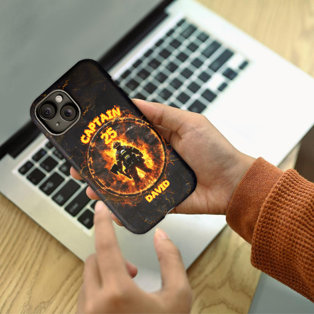 Proud Firefighter - Personalized Firefighter Full Print Phone Case