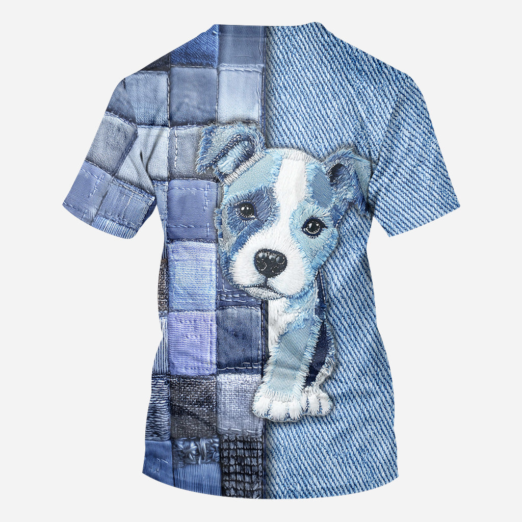 Liebe Pitbulls – Personalisiertes T-Shirt mit Hundemotiv