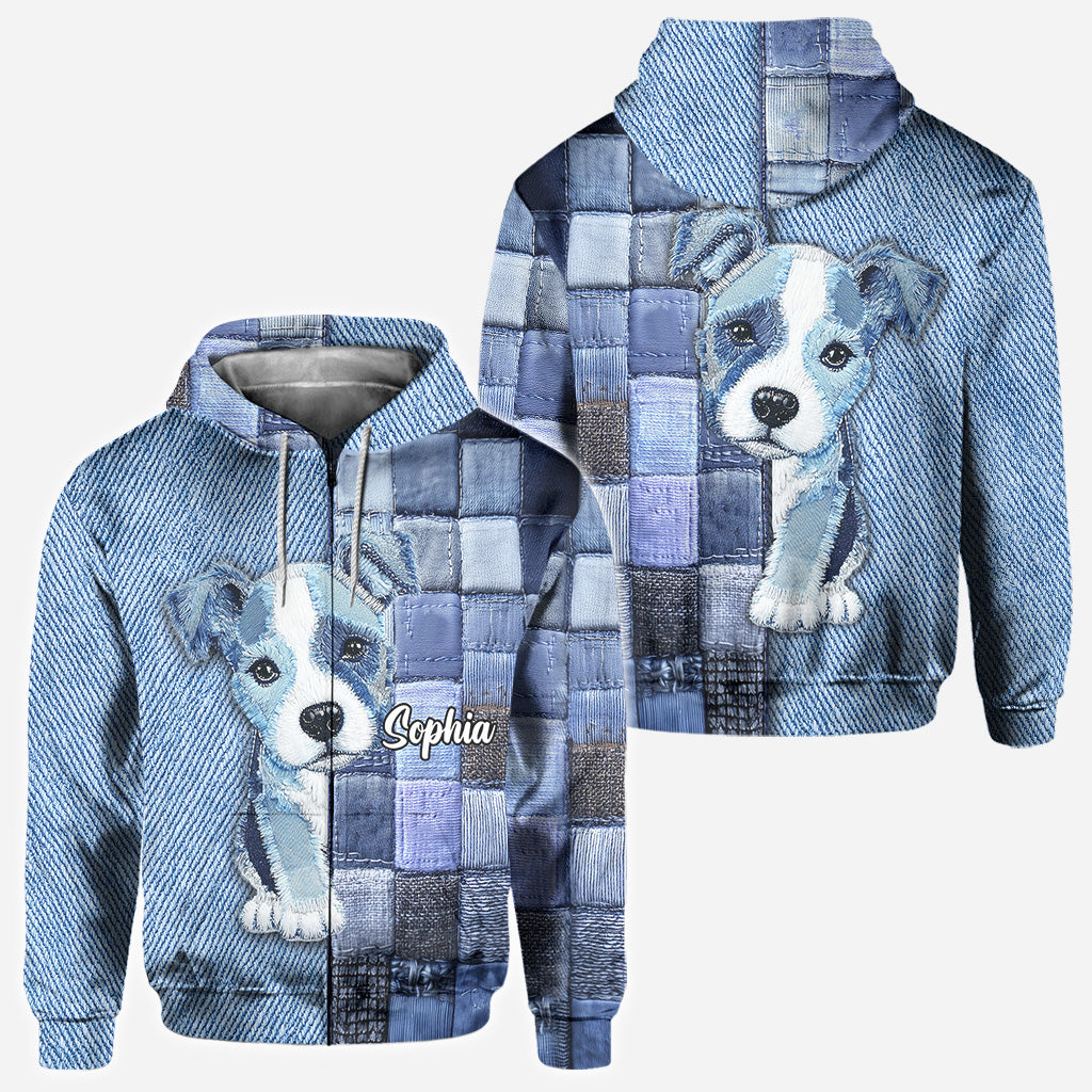 Liebe Pitbulls – Personalisiertes T-Shirt mit Hundemotiv