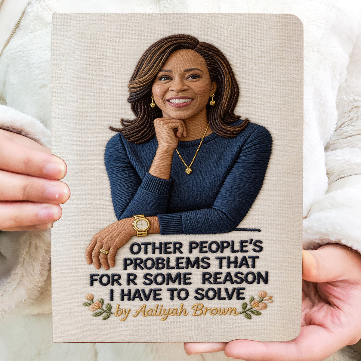 Other People's Problems That For Some Reasons I Have To Solve - Personalized Colleague Leather Journal