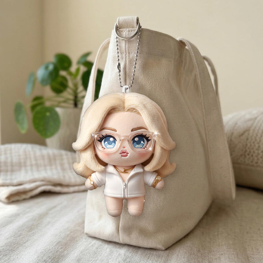 Hot Girl Water's Club, Geschenk für Frauen - Personalisierter Selbstliebe Becher mit Plüschanhänger