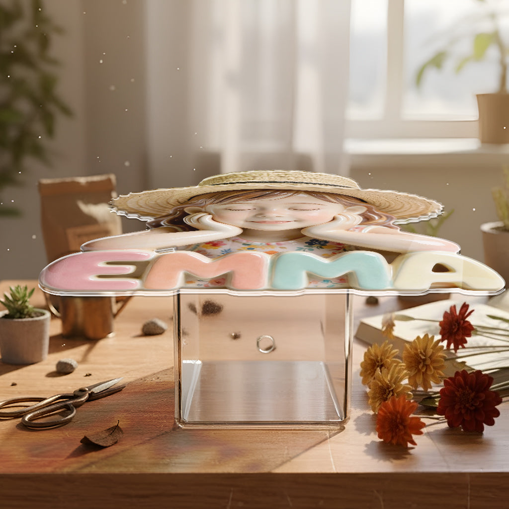 Blossom Dream Planter - Personalized Kid Acrylic Pot & Stake