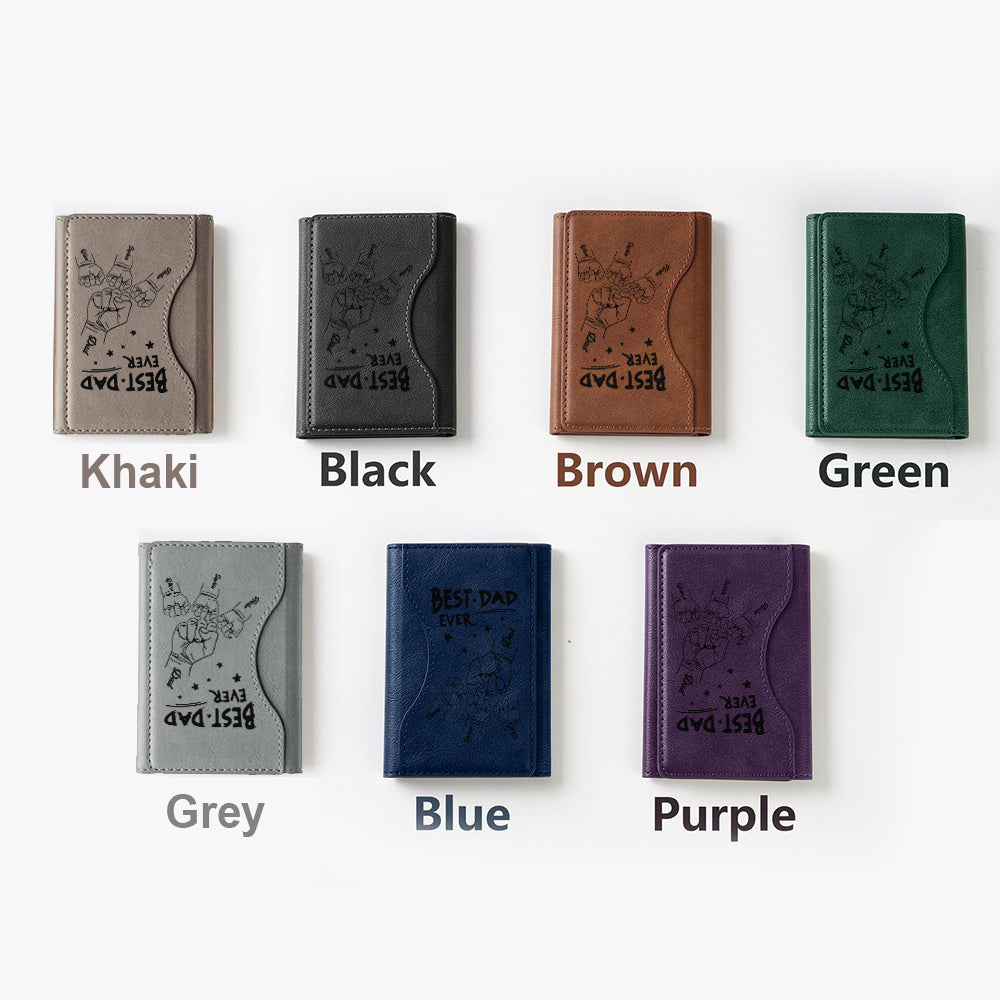 Best Dad/ Pop/ Papa... Ever - Personalized Father Magsafe Wallet