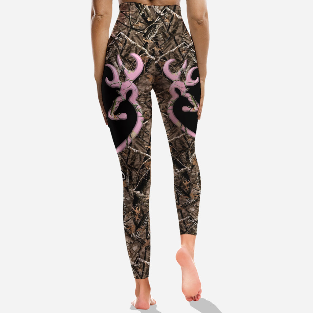 Country Girl - Personalized Hunting Hollow Tank Top and Leggings