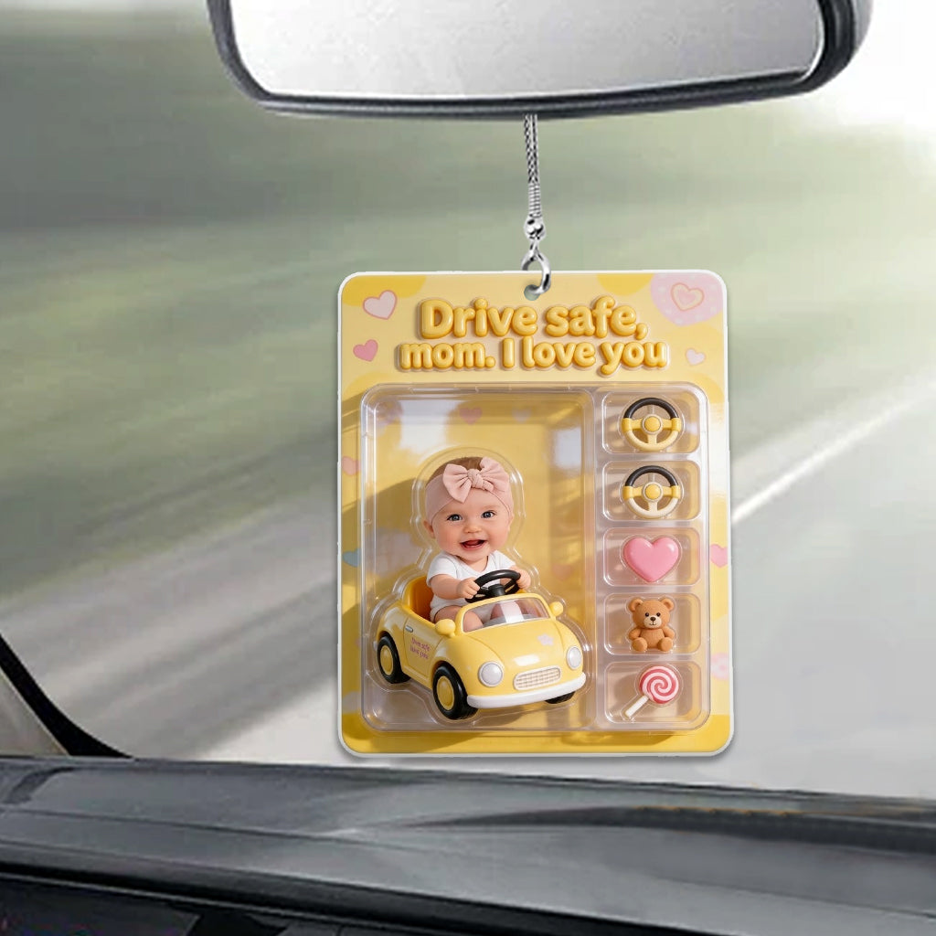 Drive Safe - Personalized Father Car Ornament