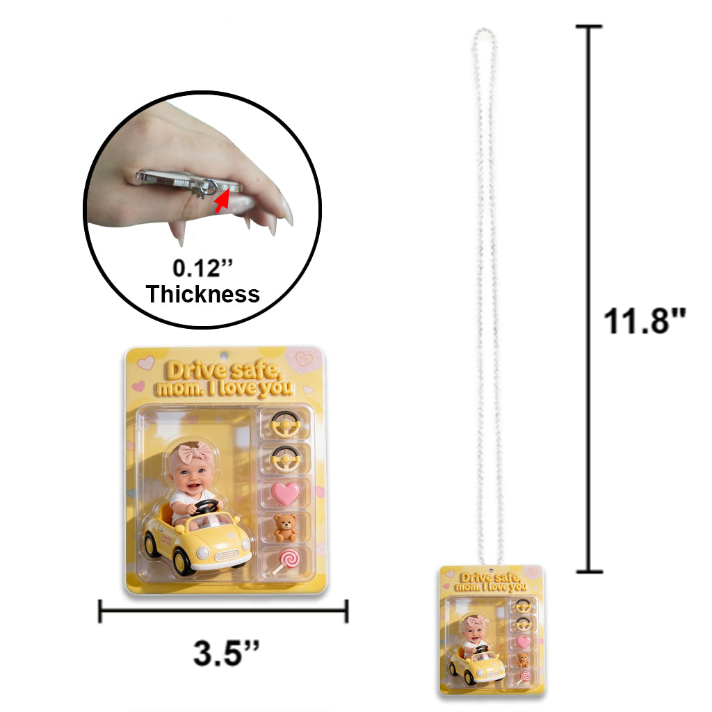 Drive Safe - Personalized Father Car Ornament