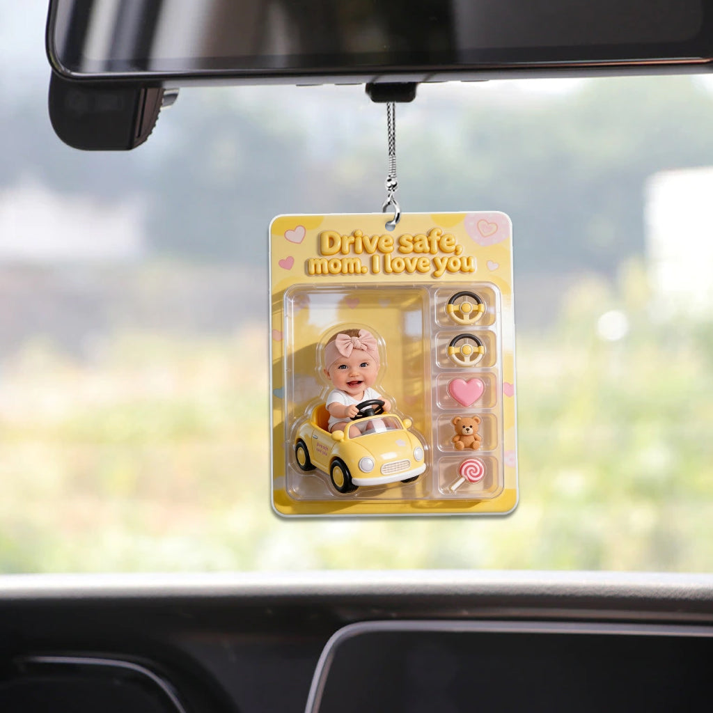 Drive Safe - Personalized Father Car Ornament
