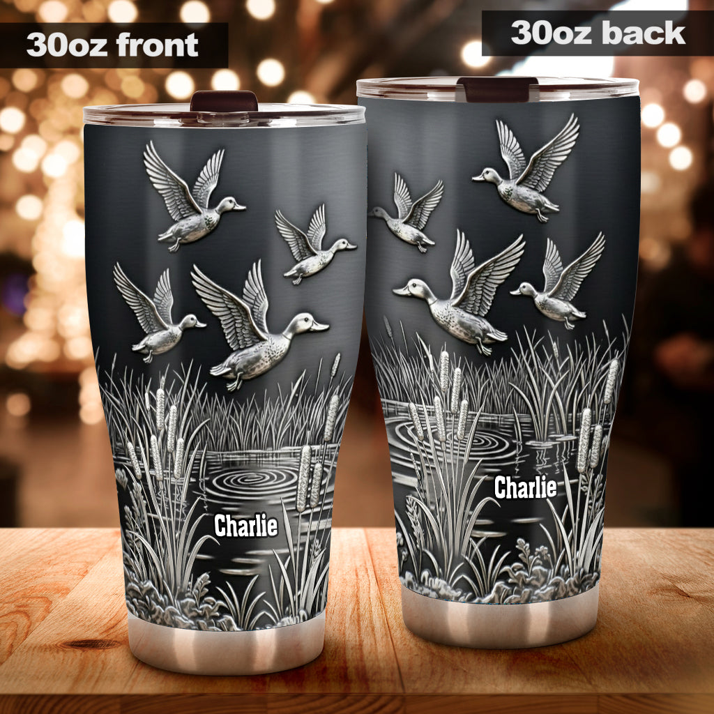 Saison de la chasse au canard - Gobelet de chasse personnalisé