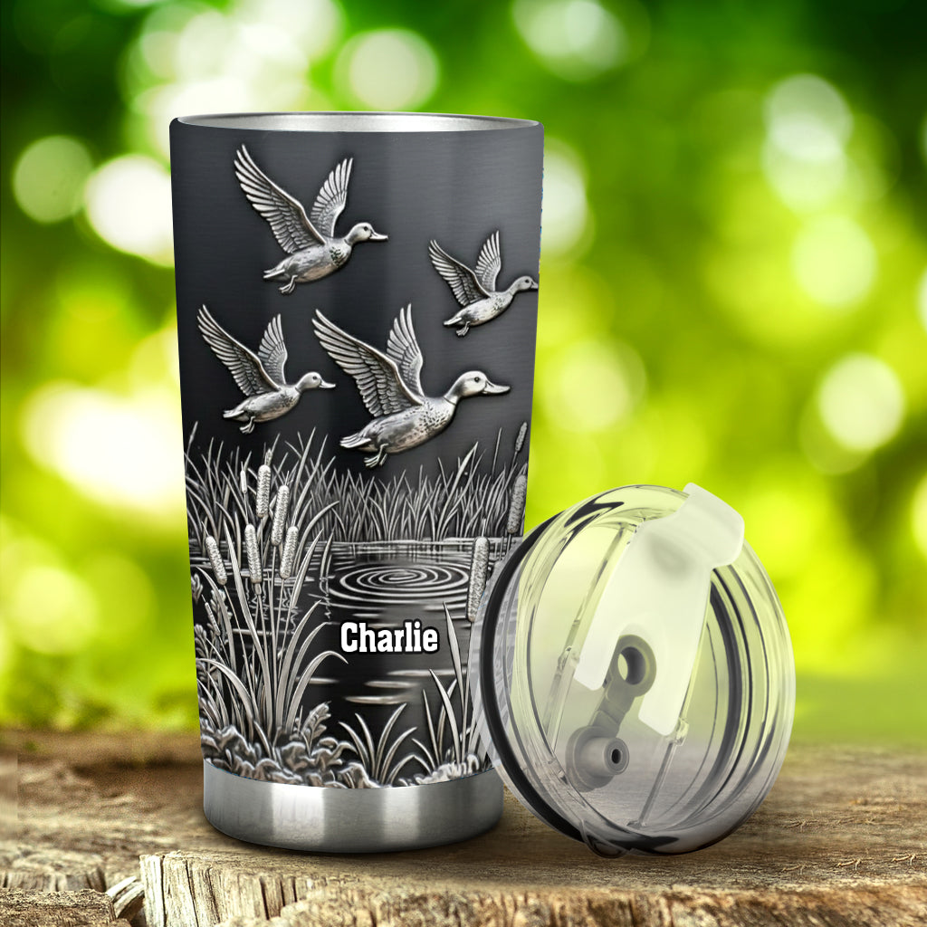 Saison de la chasse au canard - Gobelet de chasse personnalisé