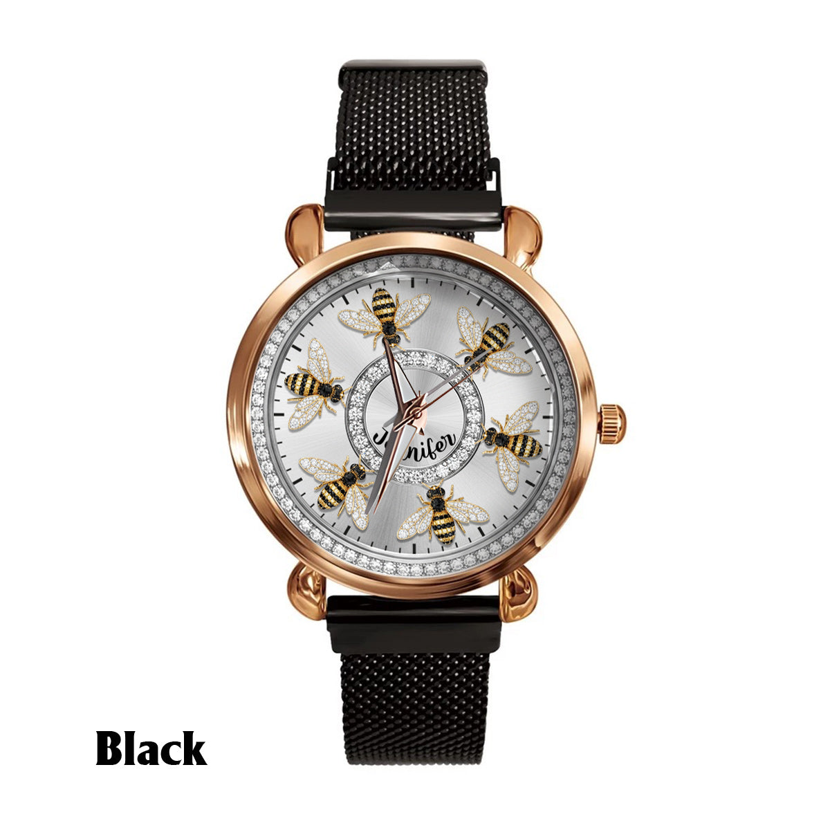 Love Bees - Personalized Bee Women Hand Watch