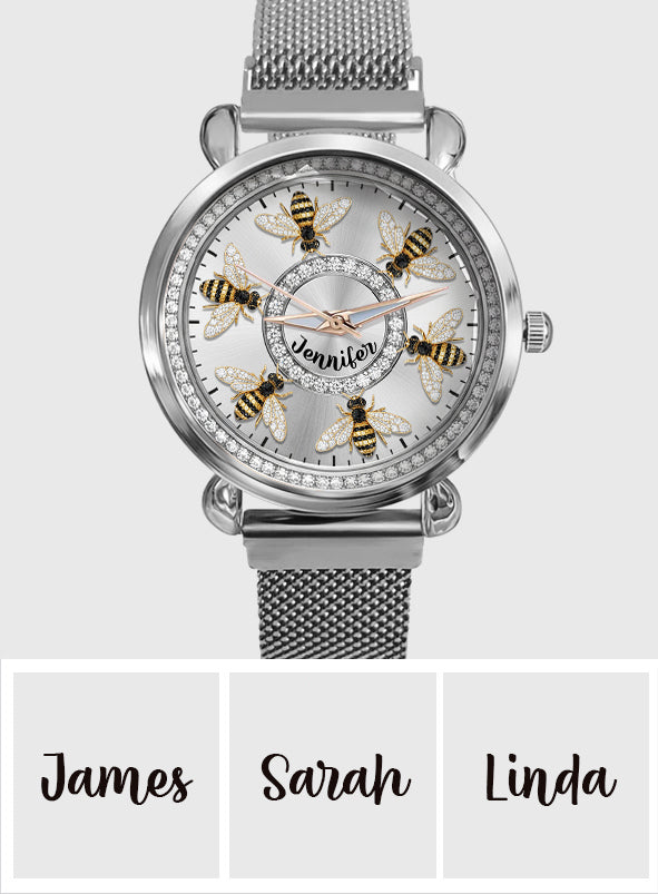 Love Bees - Personalized Bee Women Hand Watch