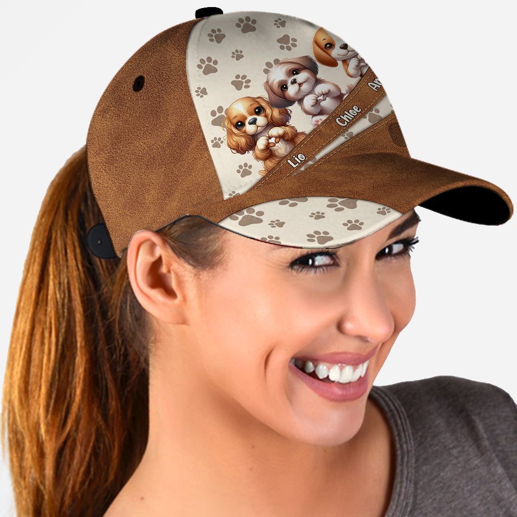 Cute Lovely Dogs - Personalized Dog Classic Cap