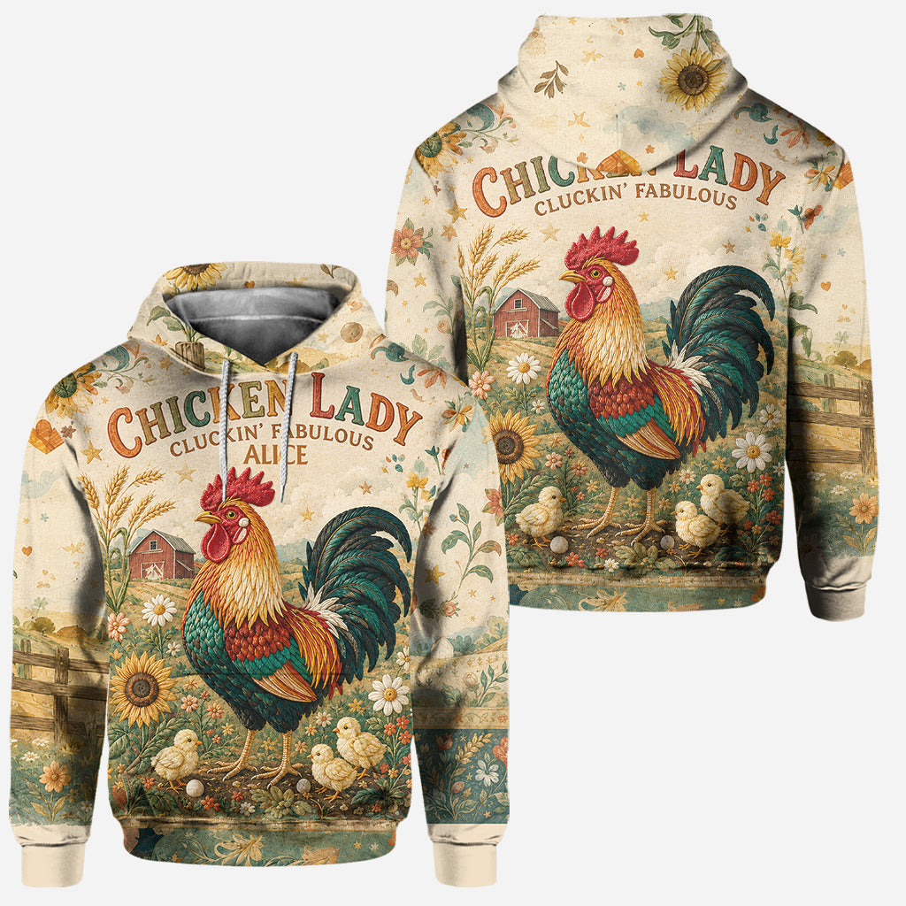 Cluckin' Fabulous - Personalized Chicken Hoodie and Leggings