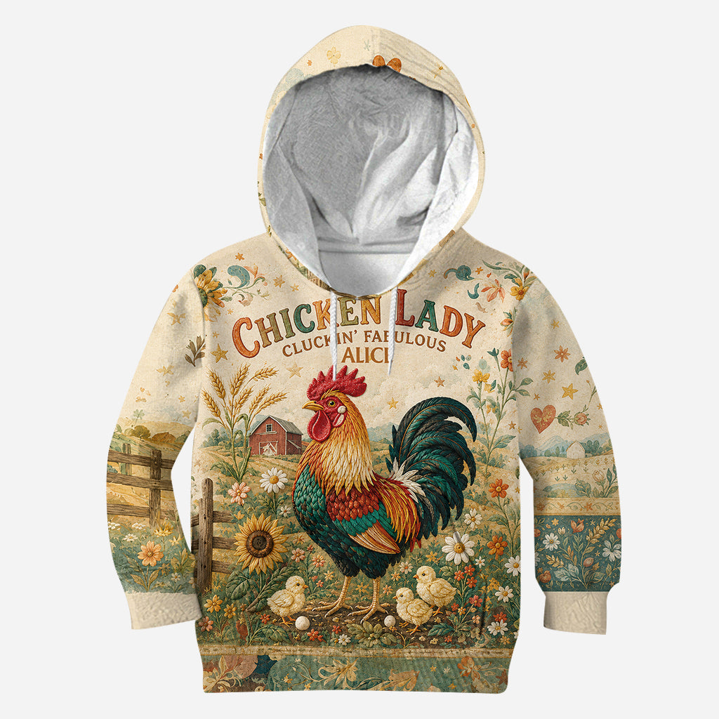 Cluckin' Fabulous - Personalized Chicken Hoodie and Leggings