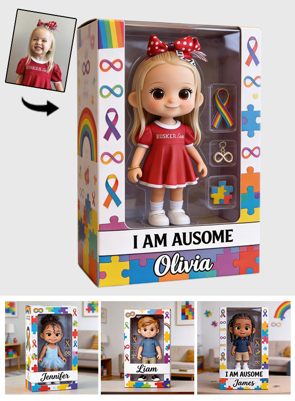 Autism Awareness Toy Style - Personalized Autism Awareness Custom Shaped Acrylic Plaque