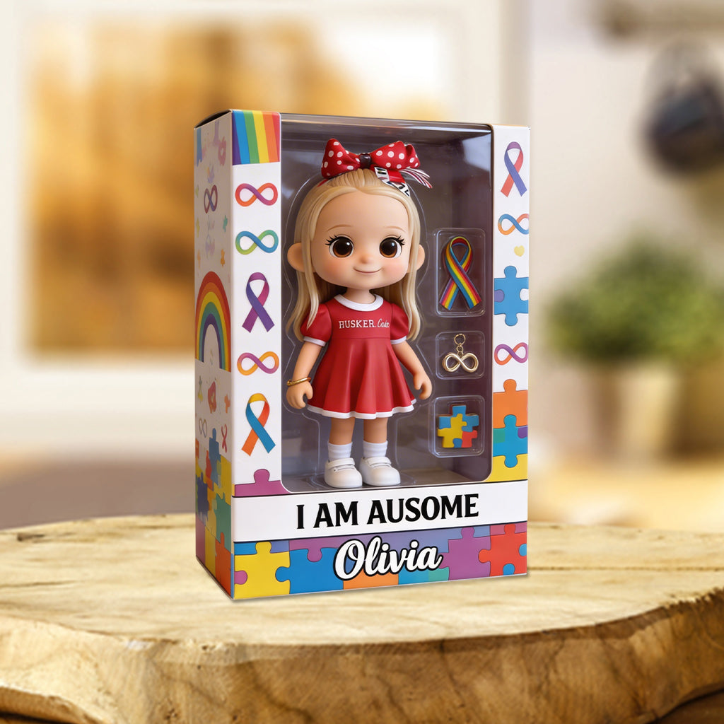 Autism Awareness Toy Style - Personalized Autism Awareness Custom Shaped Acrylic Plaque