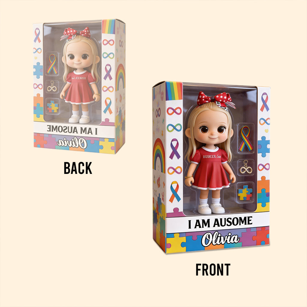 Autism Awareness Toy Style - Personalized Autism Awareness Custom Shaped Acrylic Plaque