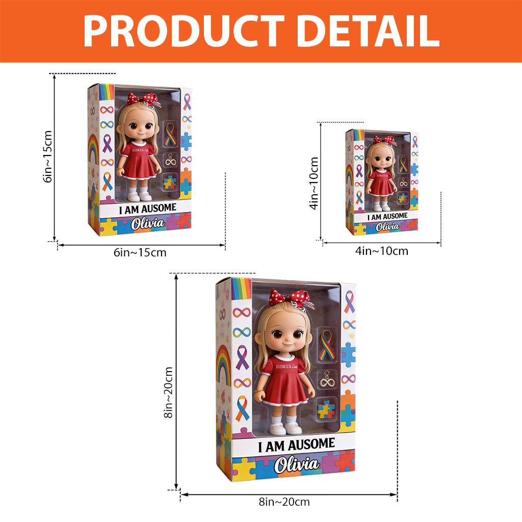 Autism Awareness Toy Style - Personalized Autism Awareness Custom Shaped Acrylic Plaque