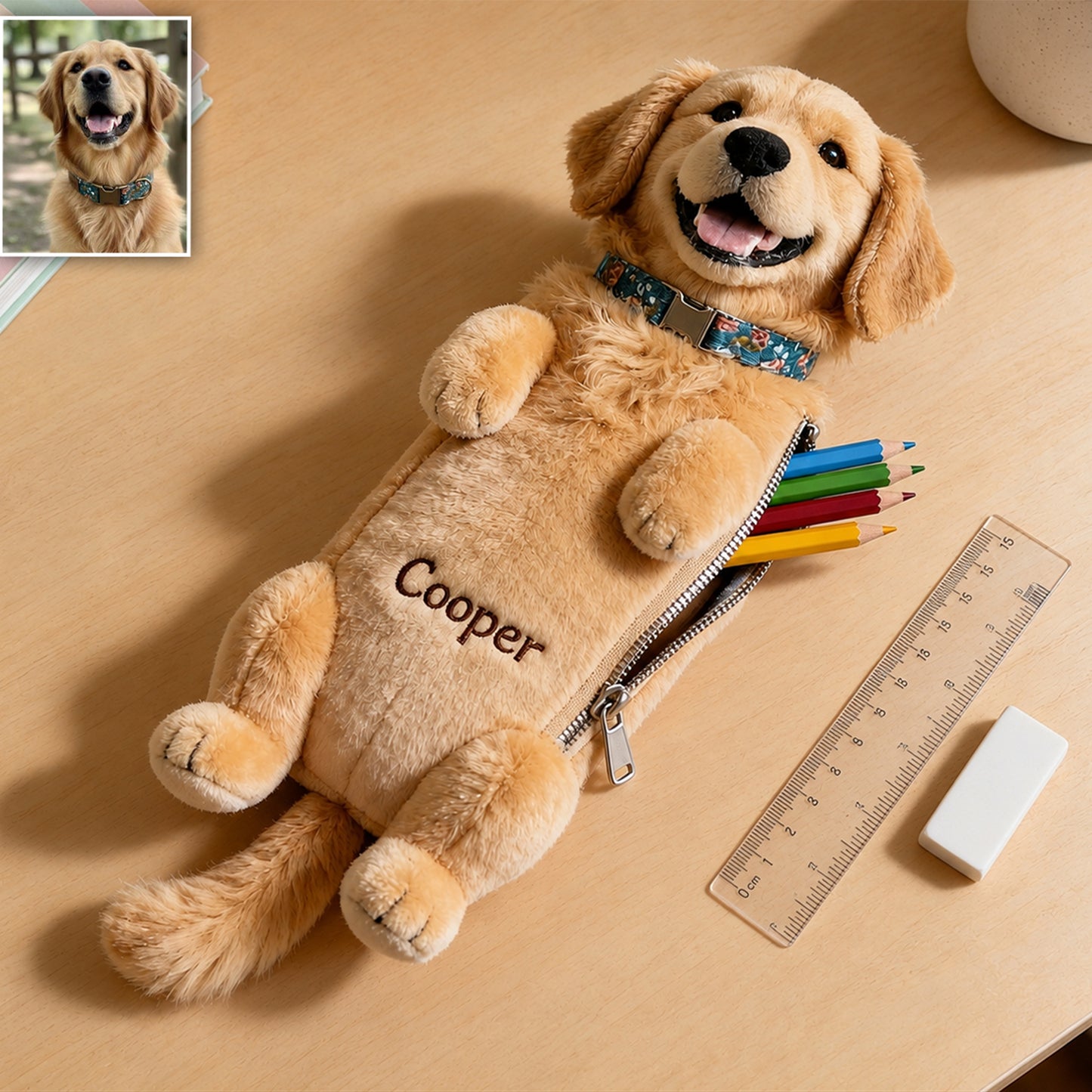 Always By My Side - Personalized Dog Plush Pouch