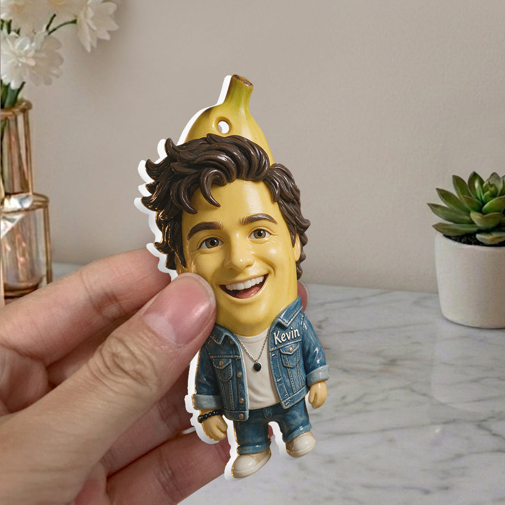 Funny Fruit Family Christmas Gift For Family Members, Friends - Personalized Family Premium 3D Ornament