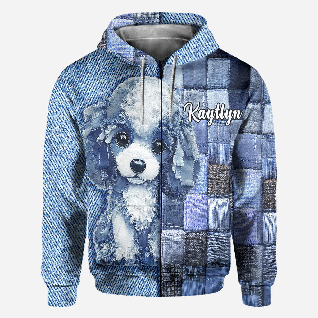 Pudelliebe - Personalisiertes T-Shirt mit Hundemotiv