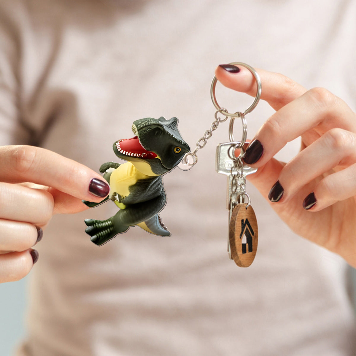 Dinasaur Advent Calender - Personalized Kid Folded Advent Calendar With Ornaments