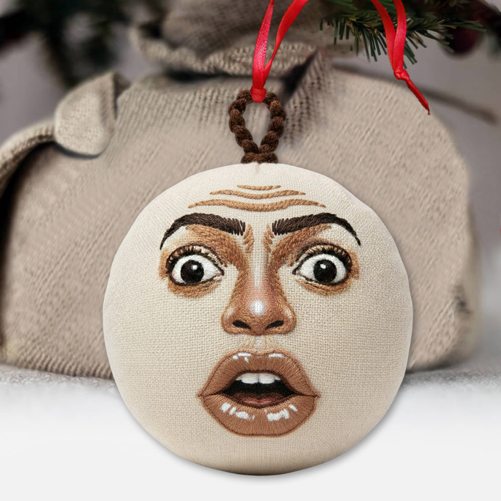Visage fantaisiste - Ornement personnalisé