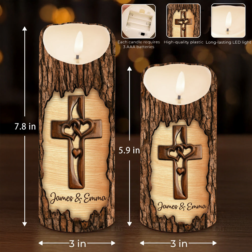 You & Me We Got This - Personalized Couple Flameless Candle