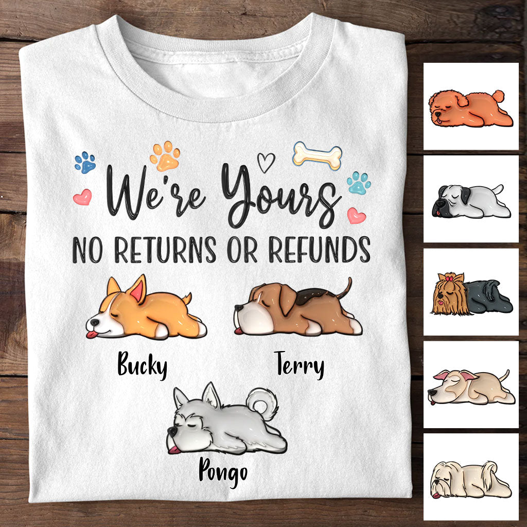 We're Yours - Personalized Dog T-shirt And Hoodie