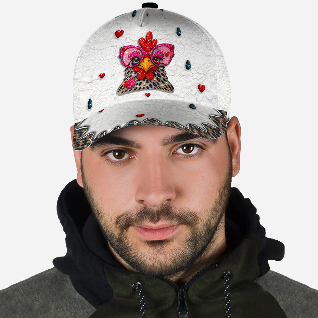 Crazy Chicken Lady - Personalized Chicken Classic Cap