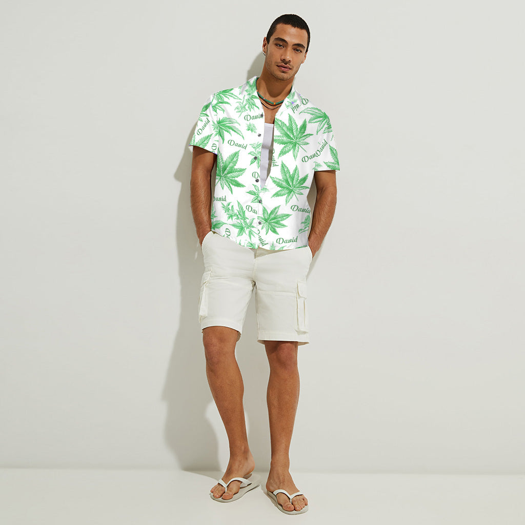 Get High - Personalized Weed Hawaiian Shirt
