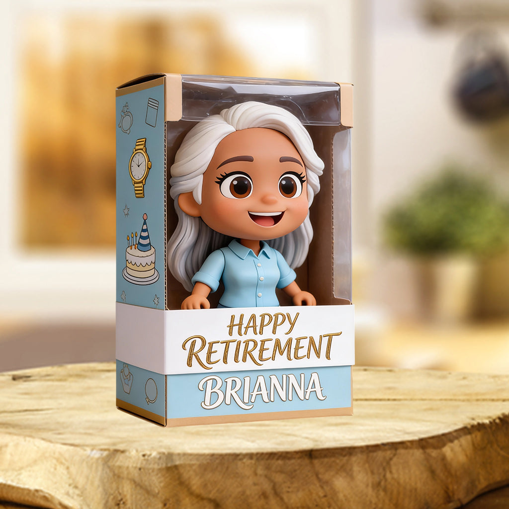 Bonne retraite ! Plaque acrylique personnalisée pour retraités.