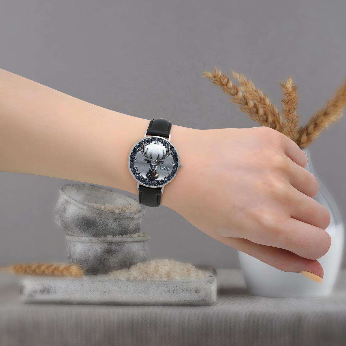 The Hunter's Pour - Personalized Hunting Hand Watch